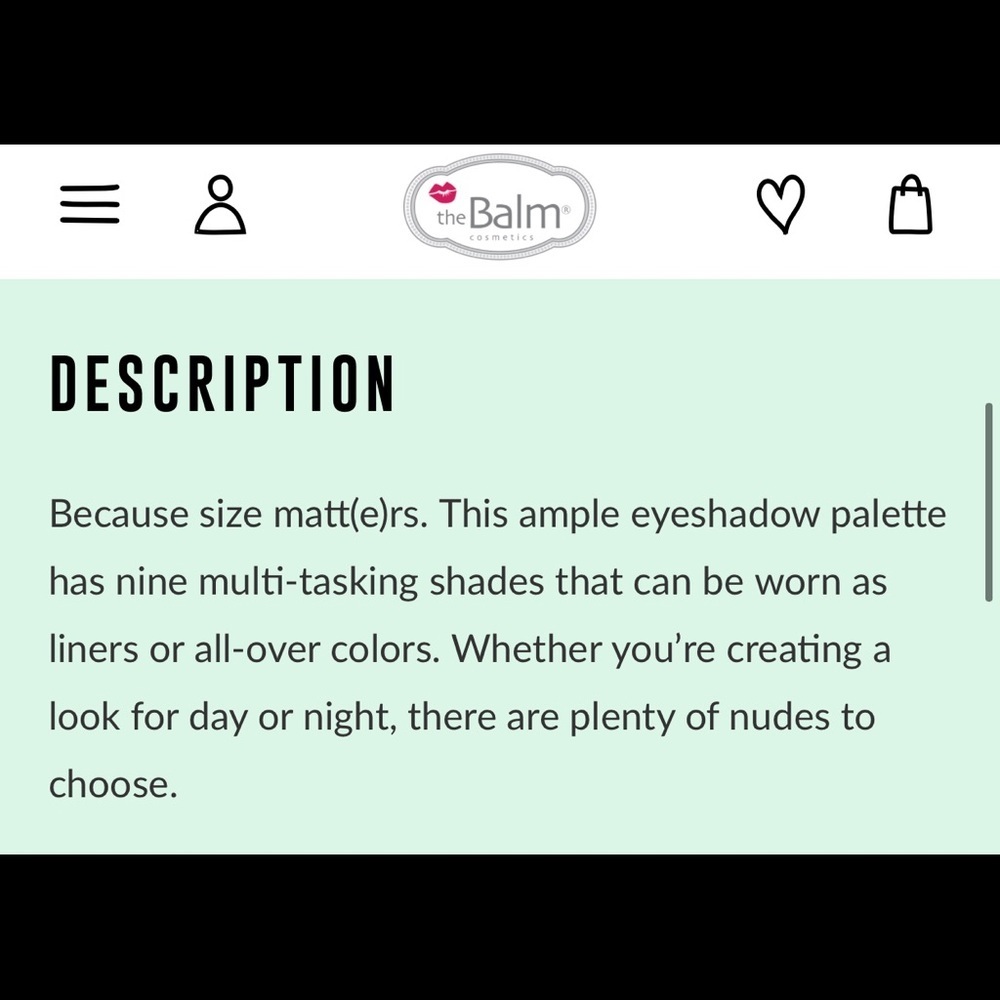 TheBalm Meet Matt(e) Nude Eyeshadow Palette - Picture 8 of 9